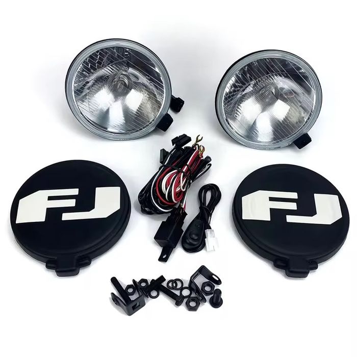 Toyota Fj cruiser додатковіфари на передній бампер.