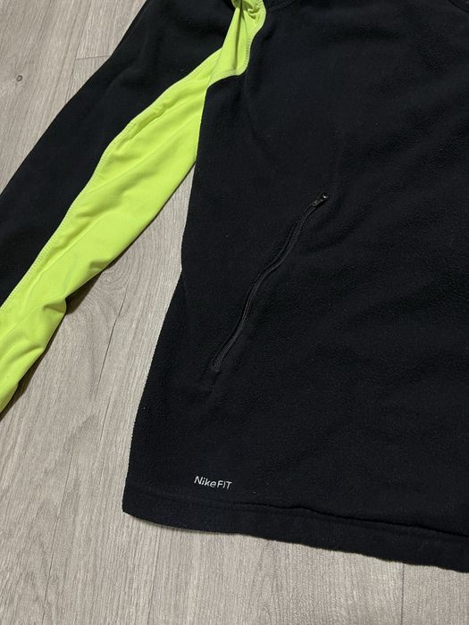 Вінтажна флісова кофта з нейлоном Nike