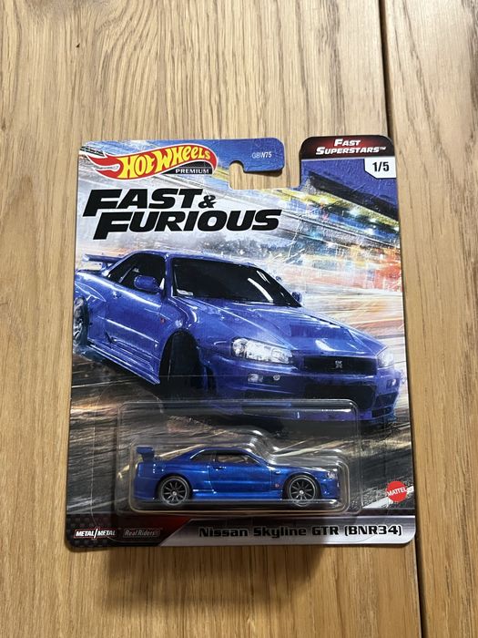 Hot Wheels Premium Fast & Furious Nissan Skyline GT-R BNR34