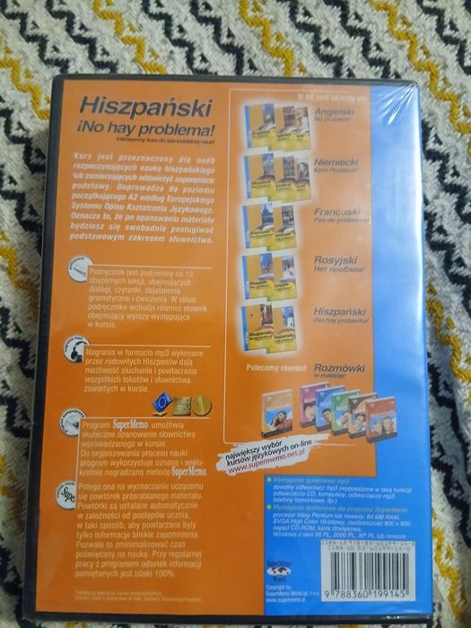 Książka i mp3 hiszpański super memo