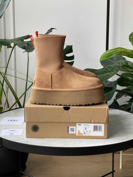 Уггі UGG Classic Dipper Boot Chestnut АКЦІЙНА ЦІНА premium угги