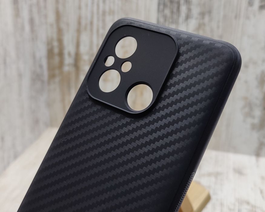 Чехол гибкий Carbon TPU на Xiaomi Redmi 12C/ 10C/ Redmi i12 Чохол