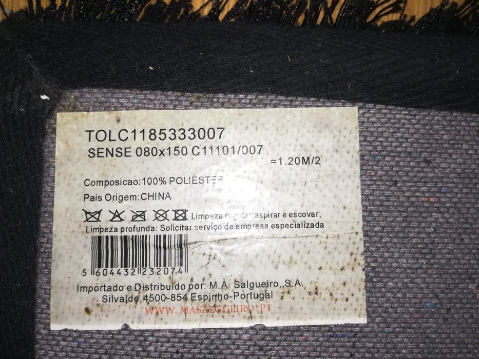 Tapete Sense (cor preta)