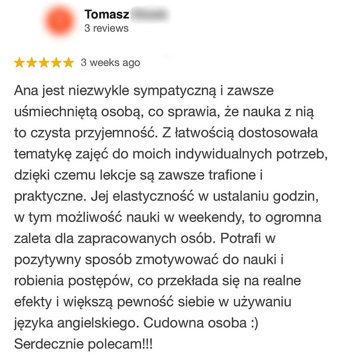 Angielski konwersacyjny dla dorosłych Online - Płynność • Akcent