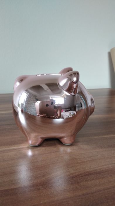 Różowa świnka skarbonka 10.5x9.0