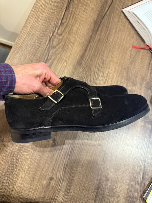 Туфлі чоловічі Doucal’s monk suede, 43,5