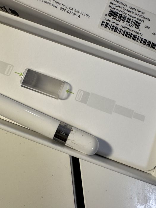 Apple Pencil 1ª Geração – Branco (FUNCIONA)