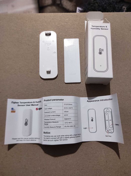 Датчик температури та вологості Zigbee TUYA, Ewelink, HA, zigbee2mqtt