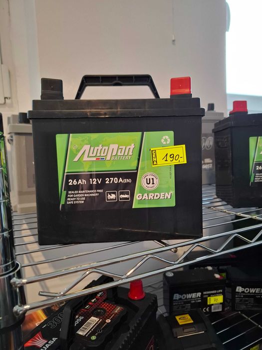 Akumulator AUTOPART GARDEN kosiarka traktorek 26Ah 12V 270A Wręczyca W