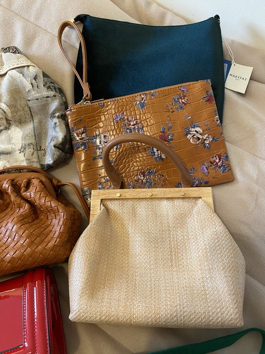 Lote conjunto malas novas revenda Marypaz artesanais