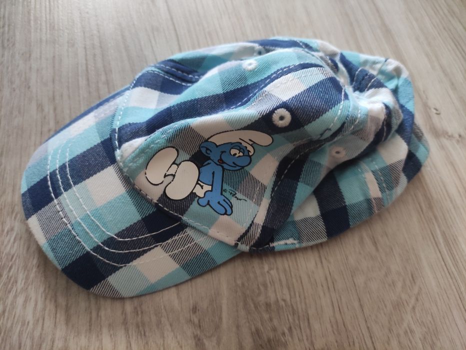 Czapka z daszkiem dla chłopca Smerfy