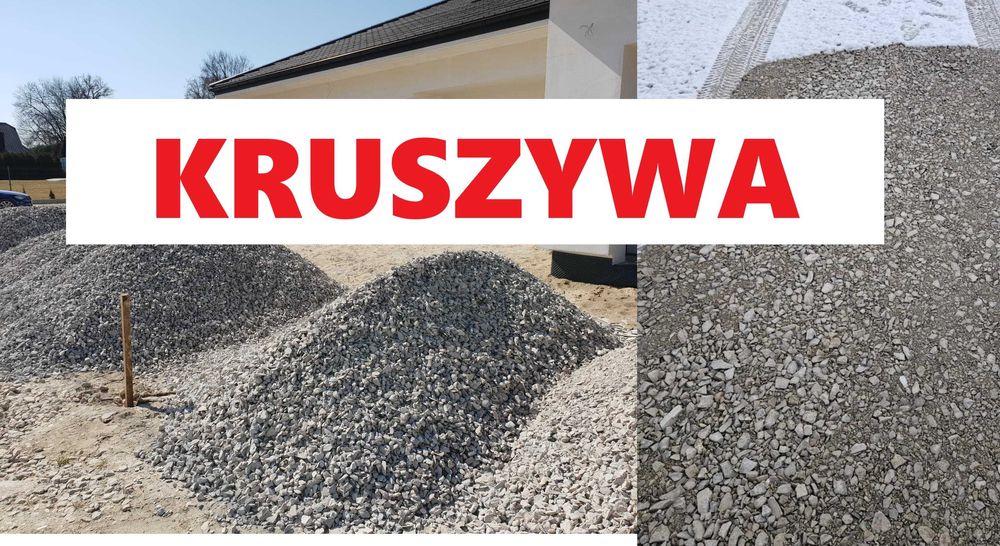 Kruszywo Drogowe z Dostawą 28 T, Kliniec,Tłuczeń,Grysy-RÓŻNE FRAKCJE!