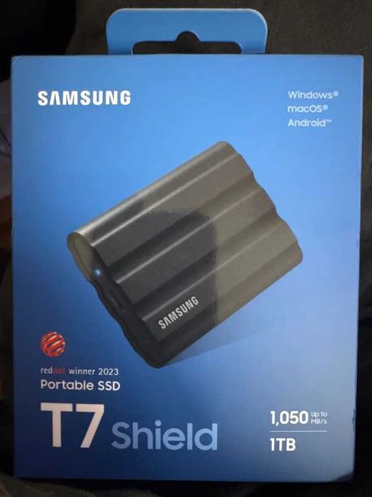 SSD portátil Samsung T7 Shield de 1TB