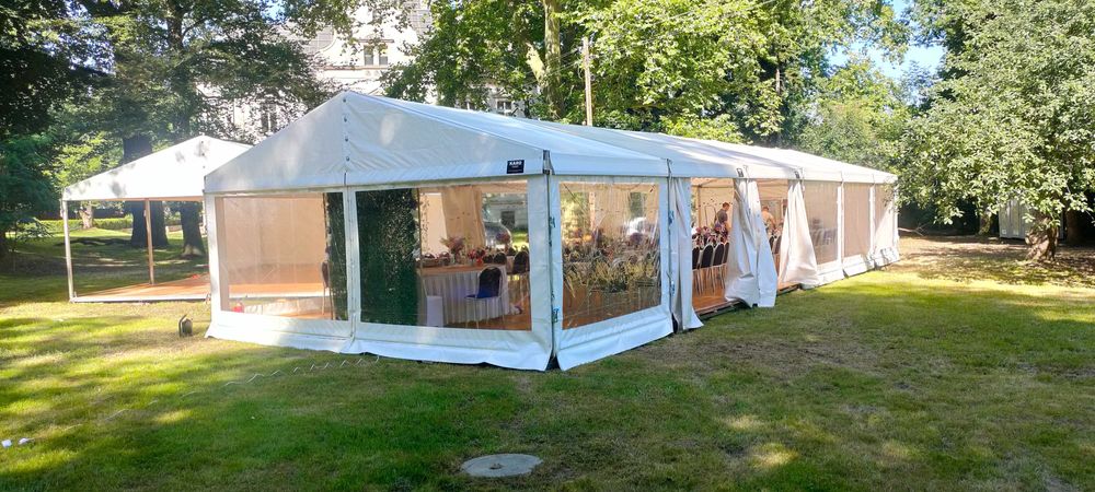 Hala Namiotowa 6x36 + Podłoga + Meble Eventowe + FV23%