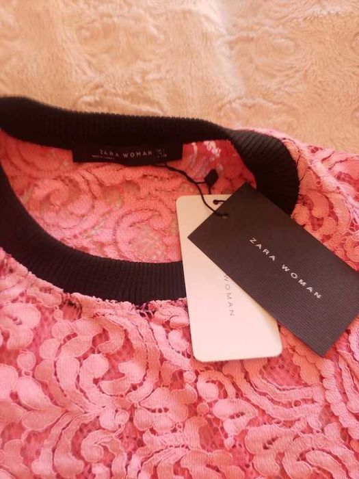 Zara nowa koronkowa bluza rozmiar L