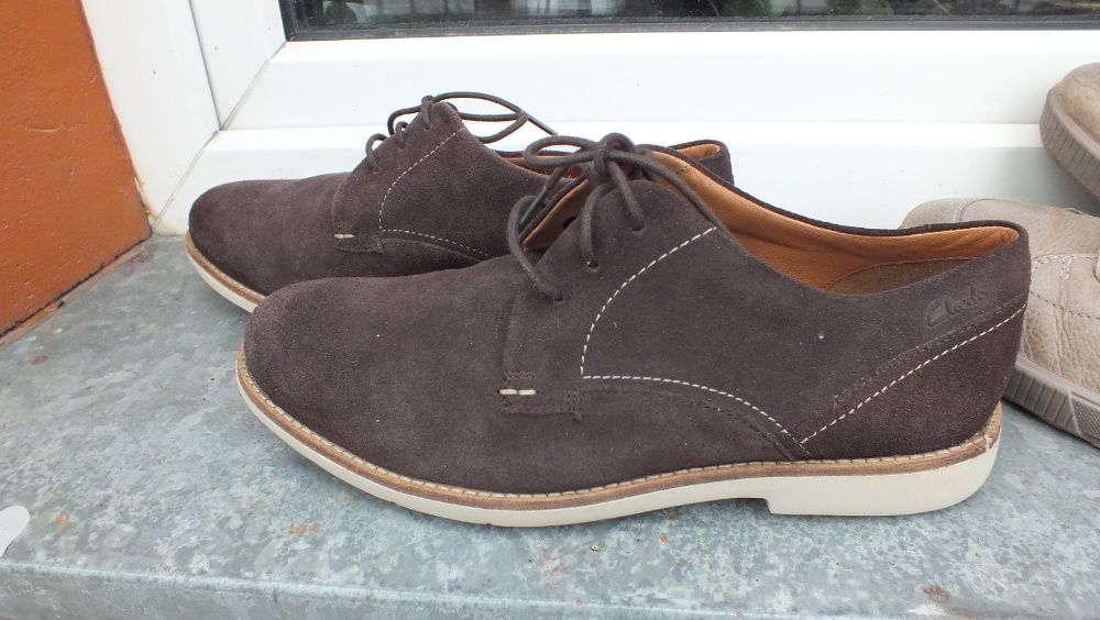 Super półbuty męskie skóra marki CLARKS w roz 44,5(10G)