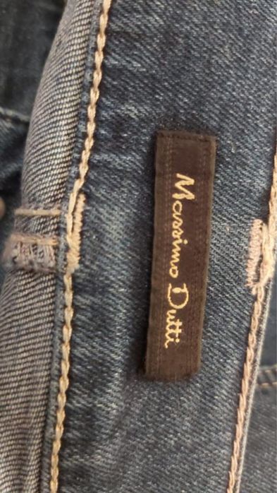 Dżinsowa Spódnica Massimo Dutti w rozmiarze 38, M.