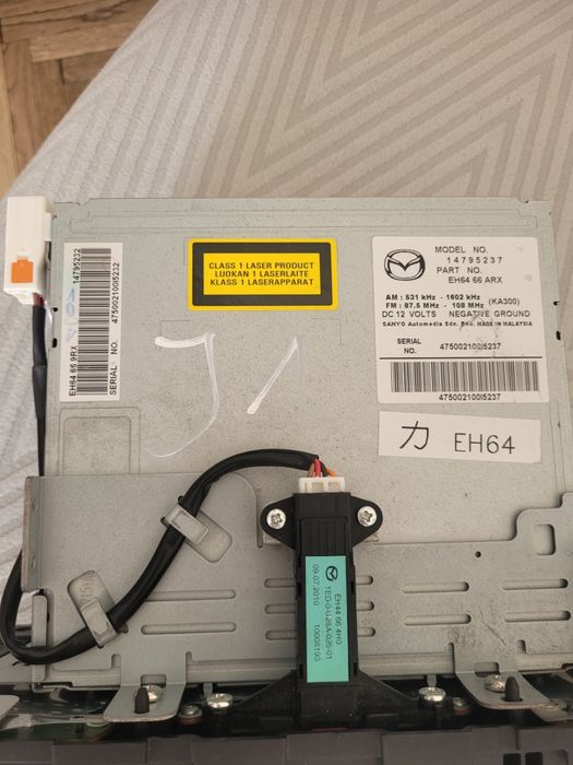 Radio samochodowe mazda cx7