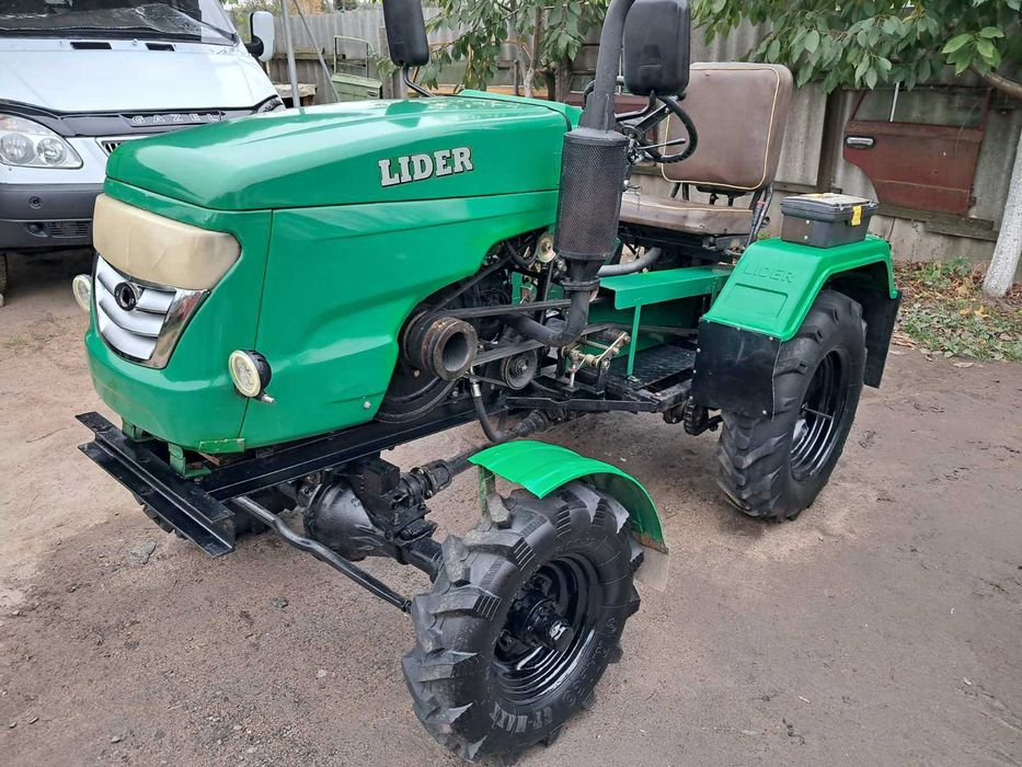 Мінітрактор Мототрактор LIDERдизель 18к.с 4х4 повний привід трьохточка
