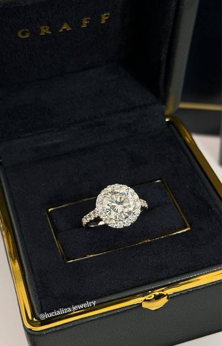 Каблучка в стилі GRAFF Колекція ICON Біле золото