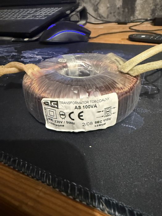 Transformator toroidalny 100va