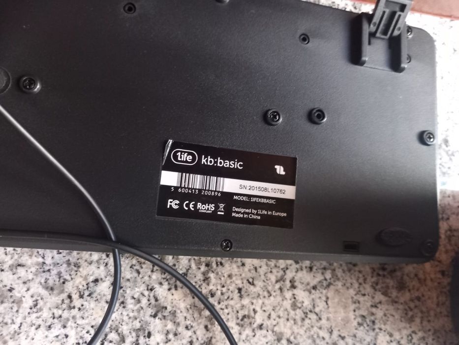 Computador secretária HP/teclado/rato