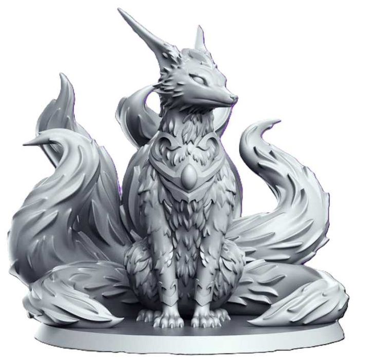 Tsune - Legendray fox rgb dnd druk 12k