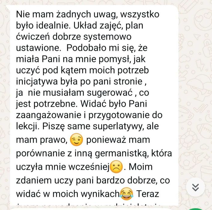 Niemiecki korepetycje indywidualnie