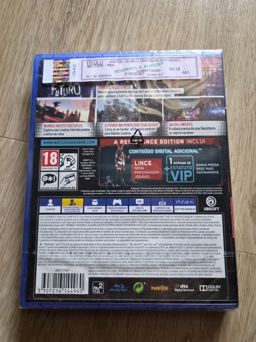 Watch Dogs Legion Resistance Edition PS4 (New)