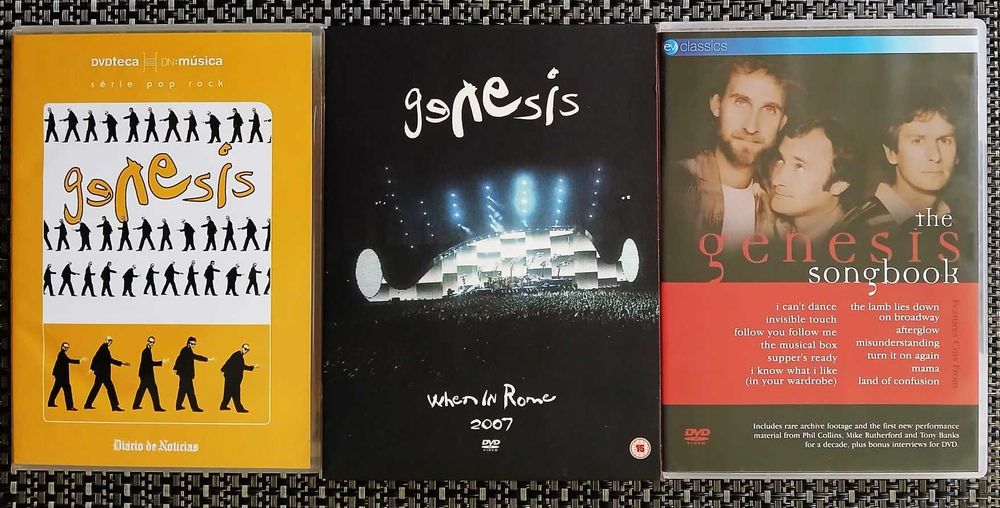 Genesis - 12 CDs + 6 K7 + 3 DVDs - Raros - Muito Bom Estado
