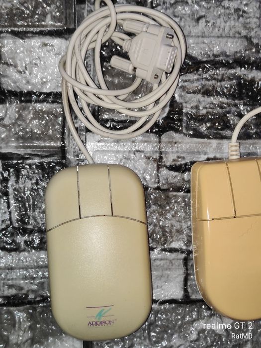 Dwie retro myszki sprawne