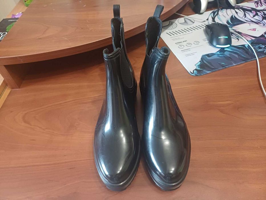 Жіночі гумові чобітки 39р, 25,5см