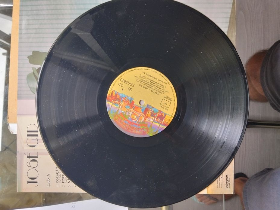 Disco de Vinil José Cid Autografado pelo próprio