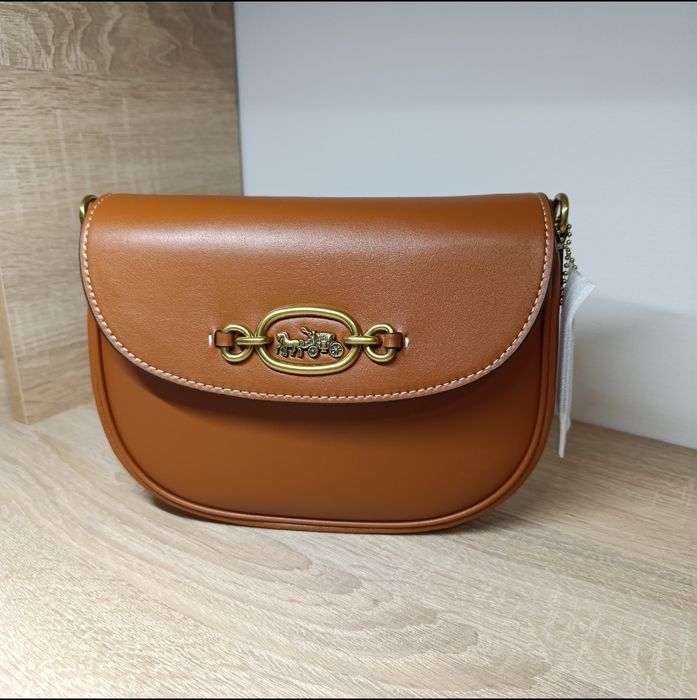 Сумка COACH в коричневом цвете оригинал