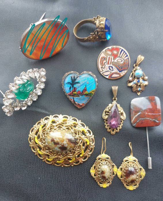 Брошь, кулон винтаж