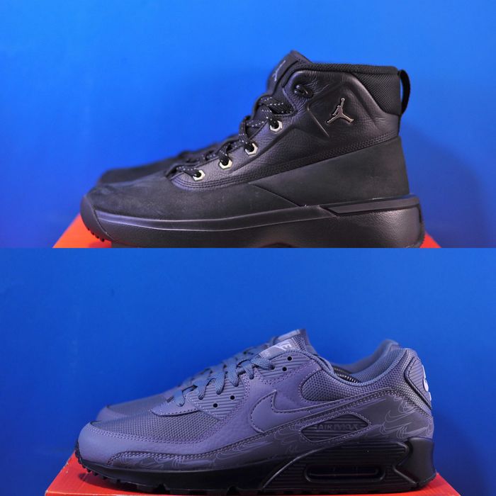 Кроссовки Nike Air Jordan City Black , Nike  Air Max 90 Grey оригінал