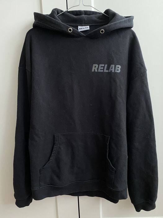 Relab Store M bluza czarna z kapturem
