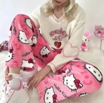 Wygodne i Przytulne Spodnie Hello Kitty