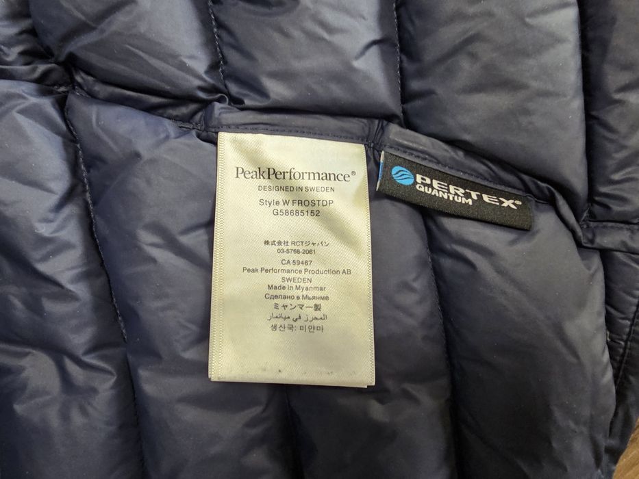 Kurtka parka puchowa damska Peak Performance S W Frost DP