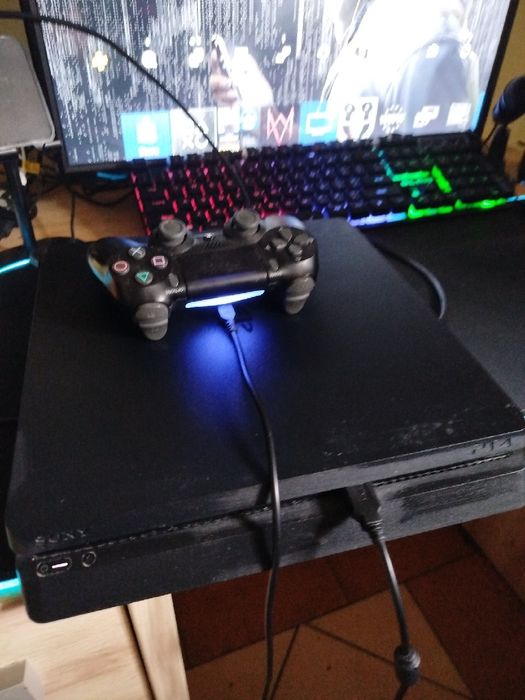 Ps4 slim+pad+fifa21+Minecraft