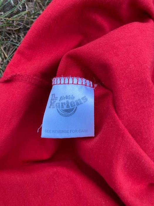 Koszulka Dr. Martens tshirt M red unisex czerwony print nadruk 14
