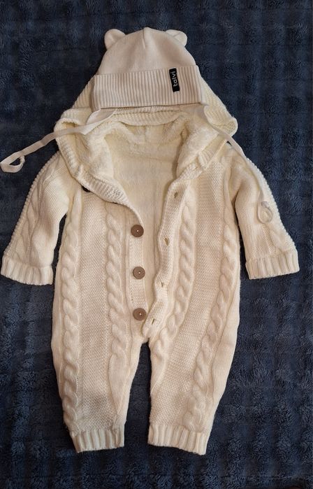 Комбінезон в'язаний з мєхом