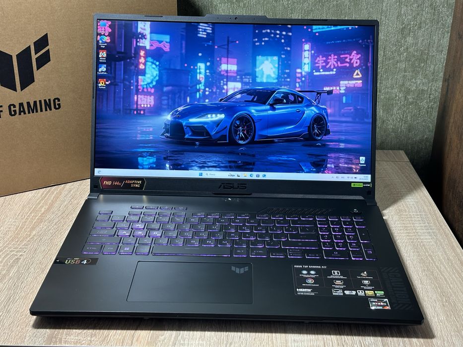 Новий! 17.3" (144Hz)! RTX 4050 6gb! Asus Tuf F17, Ryzen 7 7735HS