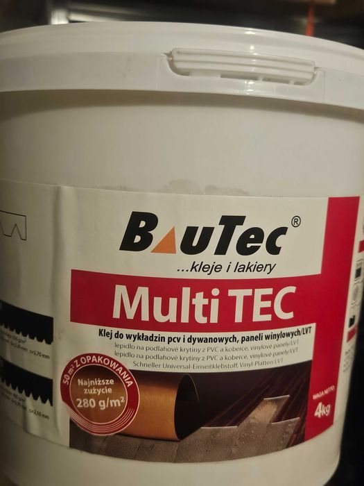 Multi tec bautec klej do wykladzin paneli 4 kg