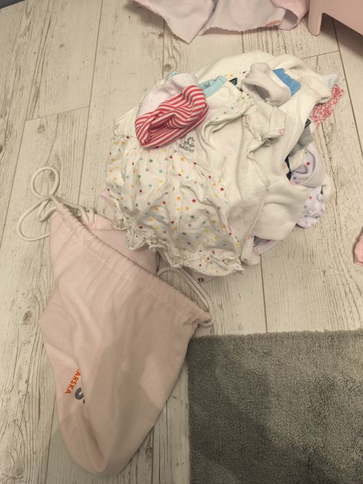 Zestaw Baby Born Anabelle Chou Chou łóżeczko nocnik ubranka butelka