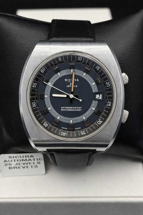 Zegarek Sicura Automatic 25 Jewels – Swiss Made – Vintage Lata 70 te