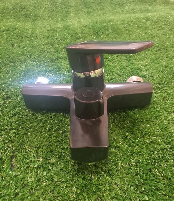 СУПЕР ВАННАЯ! Смеситель/кран/змішувач для ванни Oscar-009 Black