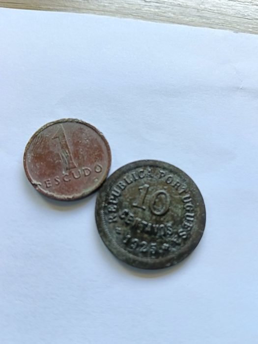 Moedas antigas bem conservadas
