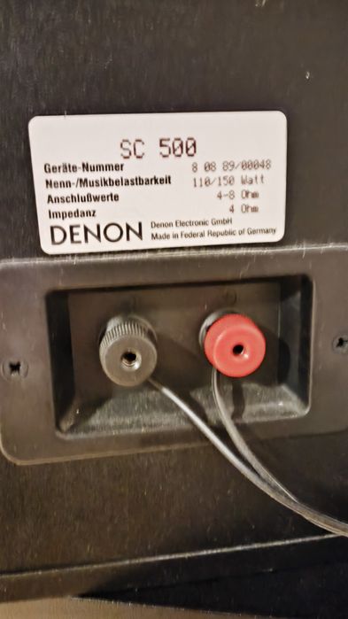 Kolumny głośnikowe denon SC 500