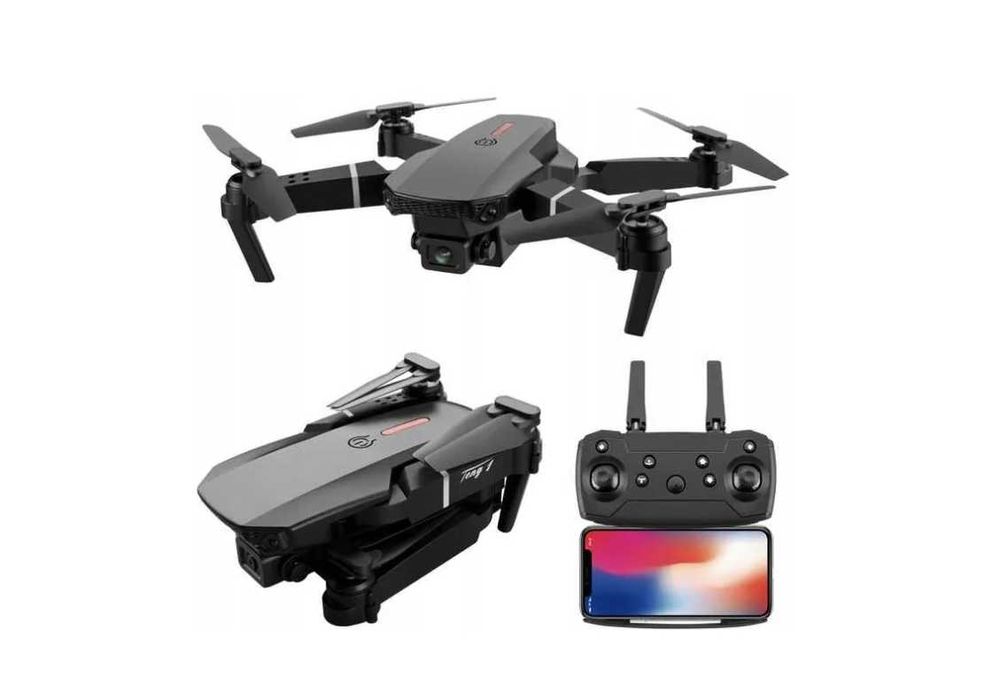 Profesjonalny Dron E88 z Kamerą 4K i Trybem Headless